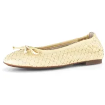 Gabor Ballerina GABOR "Eleganter Ballerina", Damen, Gr. 37, gelb, Schuhe Ballerina