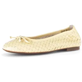 Gabor Ballerina GABOR "Eleganter Ballerina", Damen, Gr. 37, gelb, Schuhe Ballerina