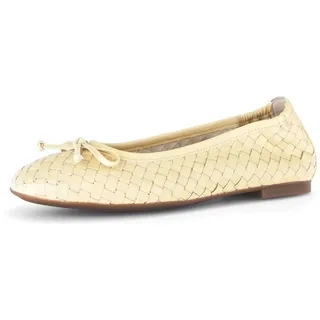 Gabor Ballerina GABOR "Eleganter Ballerina", Damen, Gr. 37, gelb, Schuhe Ballerina