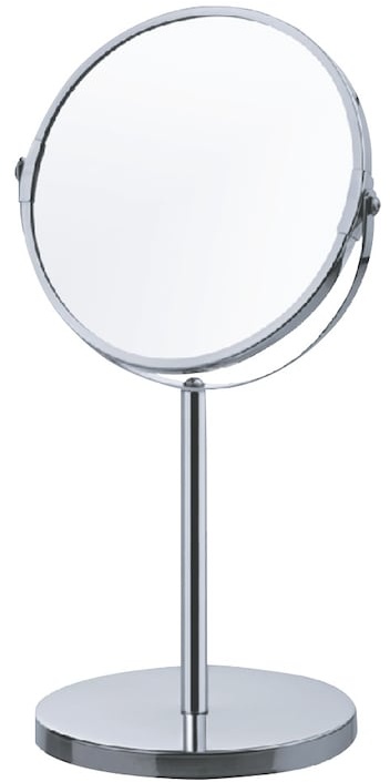 UNIQ Kosmetikspiegel mit 5X Vergrößerung Silber