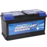 Autobatterie 100Ah EUROSTART 12V 100 Ah 850A EN QUALITÄTSBATTERIE NEU