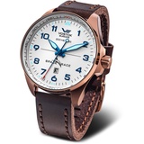 Vostok Europe Herren Analog Automatik Uhr mit Leder Armband YN55-325B664
