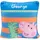 UNITED LABELS Peppa Wutz Dekokissen 30 x 30 cm Blau/Orange