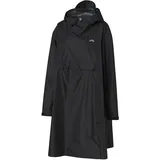 CRIVIT Regenponcho, mit reflektierenden Deko-Elementen (Schwarz, L/XL)