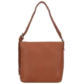 Cowboysbag Schultertasche Leder Braun