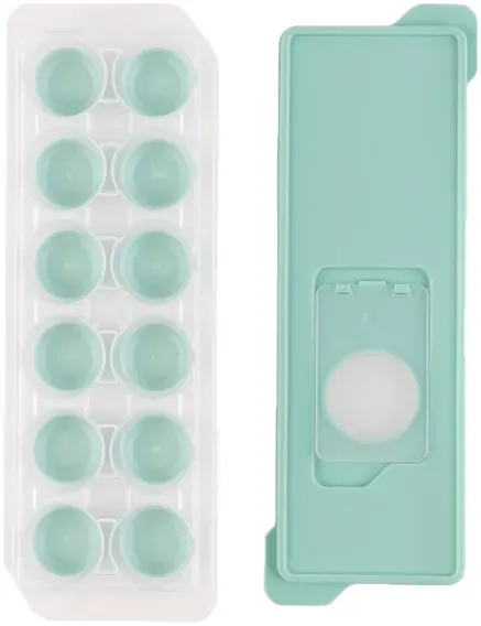 Sallys Eisbehälter Kugeln - für bis zu 12 Kugeln - Pastellgrün