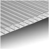 Polycarbonat Hohlkammerplatte 2000 x 980 mm Doppelstegplatten 6 mm transparent