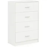 KADIMA DESIGN Hochglanz Sideboard 60 x 90 x 30 cm Weiß