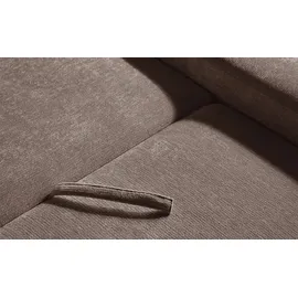 Uno Ecksofa mit Schlaffunktion Bouli ¦ braun ¦ Maße (cm): B: 264 H: 105 T: 162.0