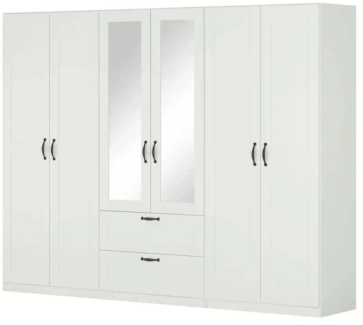 meinSchrank Drehtürenschrank Landhaus- Look Gracy , weiß , Maße (cm): B: 271 H: 210 T: 54.0