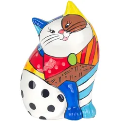 Signes Grimalt  Statuetten und Figuren Cat -Shaped Piggy Bank  in Rot, Einheitsgrösse