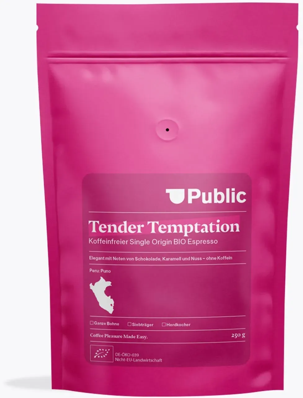 Public Coffee Roasters Tender Temptation Entkoffeiniert 250g