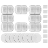 Diheohg Katzen-Trinkbrunnen-Filterersatz für 7L/230oz/1,8G-Edelstahl-Tiertrinkbrunnen-Filter und Schwämme, 8er Set