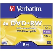 Verbatim DVD+RW 4.7GB 5er