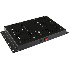 Lanview RAF120BL-UK. Lüftertafel, Schwarz, 3,32 kg - Schwarz
