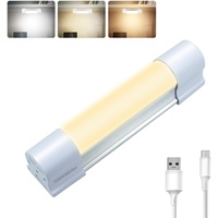 DARKBEAM Schrankleuchten LED Licht USB Lichter mit Wiederaufladbar Batterie kabellos Schrankbeleuchtung Kleiderschrank Lampen Magnetisch Nachtlicht Lichtleisten Werkstattlampen für Küchen, Kabinett