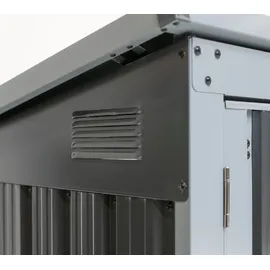 Westmann Mülltonnenbox ISBS-T2D 240 l anthrazit/lichtgrau