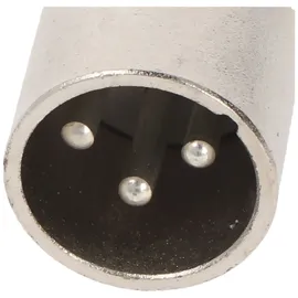 goobay 27452 Kabeladapter 6,35 mm Mono-Stecker zu XLR-Stecker (3-Pin) > Klinke mm-Stecker (2-Pin, mono