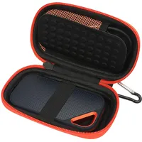Tasche Hülle für SanDisk Extreme PRO/SanDisk Extreme Portable SSD Exterme SSD, Tragbarer Hart Etui für SanDisk Laufwerke und Micro SD Karte (Black)