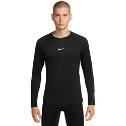 Nike Herren Pro Top Warm Longsleeve Cre schwarz