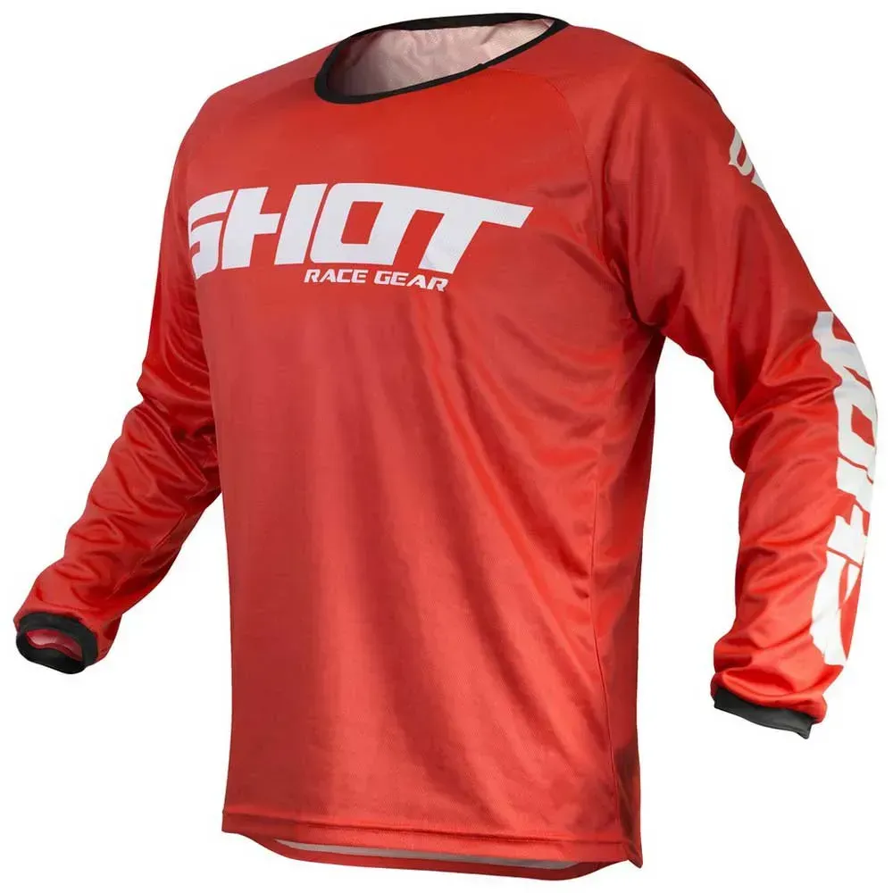 Shot Raw Langarm-trikot - Red - M