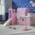 Homestyle4u Hochbett Weiß Rosa, Holz, Kinder- & Jugendzimmer, Kindermöbel, Kinderbetten, Hochbetten