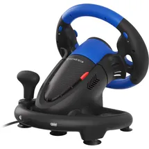 GENESIS Seaborg 350 Lenkrad Blau Schwarz für PC/Xbox/PS