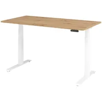 Bümö Schreibtisch 160x80 cm Asteiche / Weiß