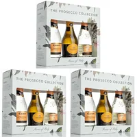 The Prosecco Collection Die Prosecco-Kollektion – eine Geschenkbox mit Canti, Valdo & Sant’Orsola – 3 x 20 cl Flaschen (Packung mit 3)