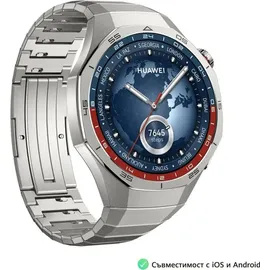 Huawei Watch GT 5 Pro 46 mm Titansilber Titan-Armband