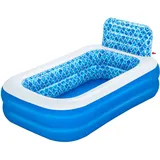 BESTWAY Family Pool Waterfall Oasis mit Wassersprinkler 229 x 152 x 96 cm, Blau