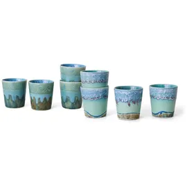 HKliving Van Gogh Kaffeebecher 0,23 l Mehrfarbig 2 St.