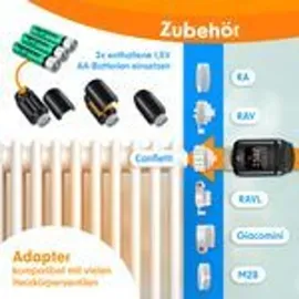 Kesser Heizkörperthermostat 3er Set WLAN Smart Home mit App-Steuerung