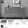 Set One by Musterring Reno 182 x 106 x 42 cm Anthrazit matt lack / Glas anthrazit glanz