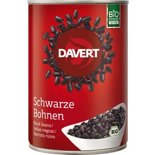 midsona Davert Schwarze Bohnen bio