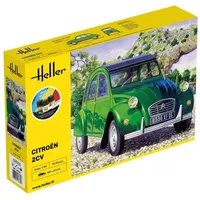 Heller Modellbausatz STARTER KIT Citroen 2 CV / 1:24,