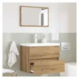 vidaXL Badezimmermöbel-Set 2-tlg. Braun