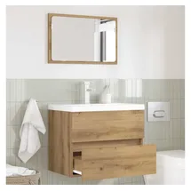 vidaXL Badezimmermöbel-Set 2-tlg. Braun
