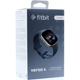 Fitbit Versa 4 aluminium platin/wasserfallblau