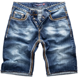 Rock Creek Shorts Jeansshorts dicke Naht Regular Fit