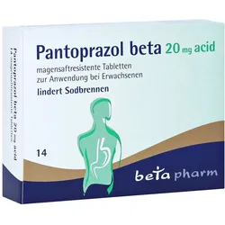 Pantoprazol beta 20 mg acid 14 St