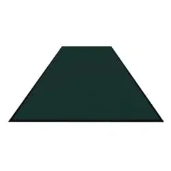 Schmutzfangmatte Colorstar, dunkelgrün, waschbar, glatter Rücken 7460150300150-C15 , Maße (B x T): 150 x 300 cm