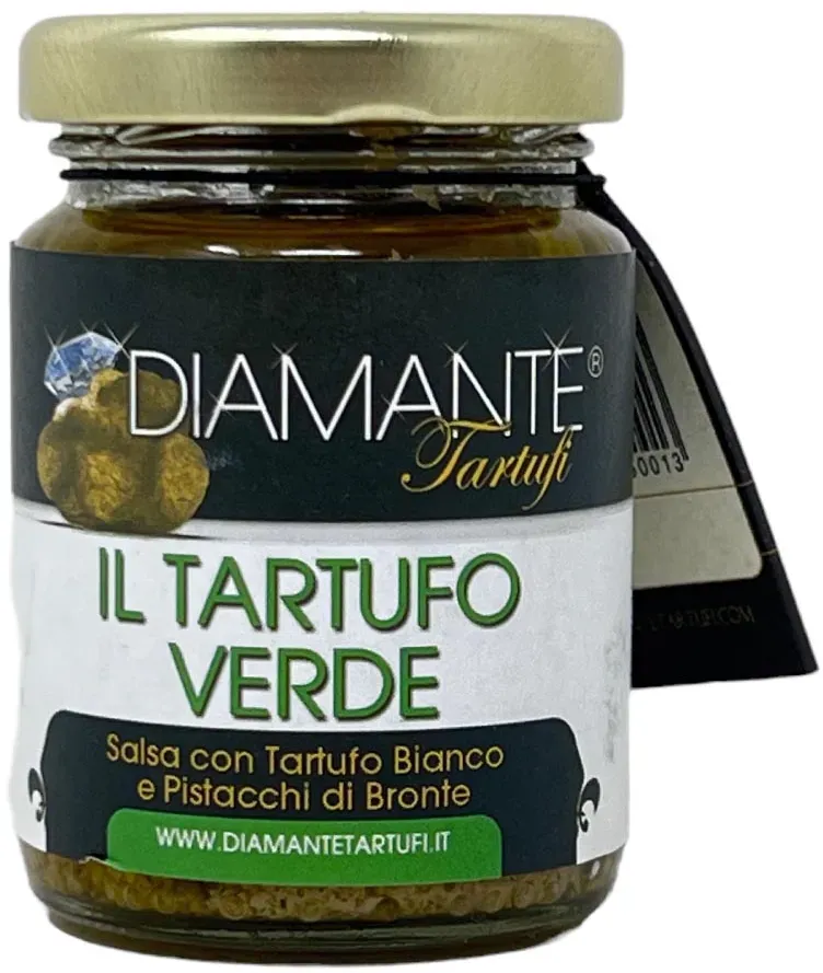 DIAMANTE TARTUFI il Tartufo Verde – Pistazien Pesto mit weißem Trüffel, 130g