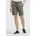 SOCCX Damen Gr S Normalgrößen grün faded olive Sweatware Material 50 Baumwolle 50 Polyester bedruckt regular fit knielang Hosen mit Elastikbund und Kordel