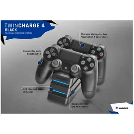 Snakebyte PS4 Twin:Charge 4 schwarz