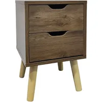 Hti-Living Nachtschrank 2 Schubladen Thekla 2945