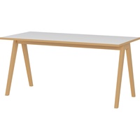 Germania Schreibtisch mit vier langen Tischbeinen aus Massivholz, GW-Helsinki 4173