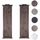 MCW Wandgarderobe T33 109 x 28 x 4 cm Braun Shabby