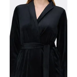 Triumph Morgenmantel Sensual Velour Robe Top schwarz L