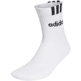 adidas Cushioned 3S Linear Sneakersocken 12er Pack Schwarz/Weiß 37-39
